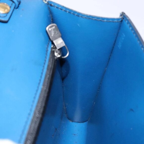 LOUIS VUITTON Epi Pochette Arche Shoulder Bag Blue - Picture 13 of 16